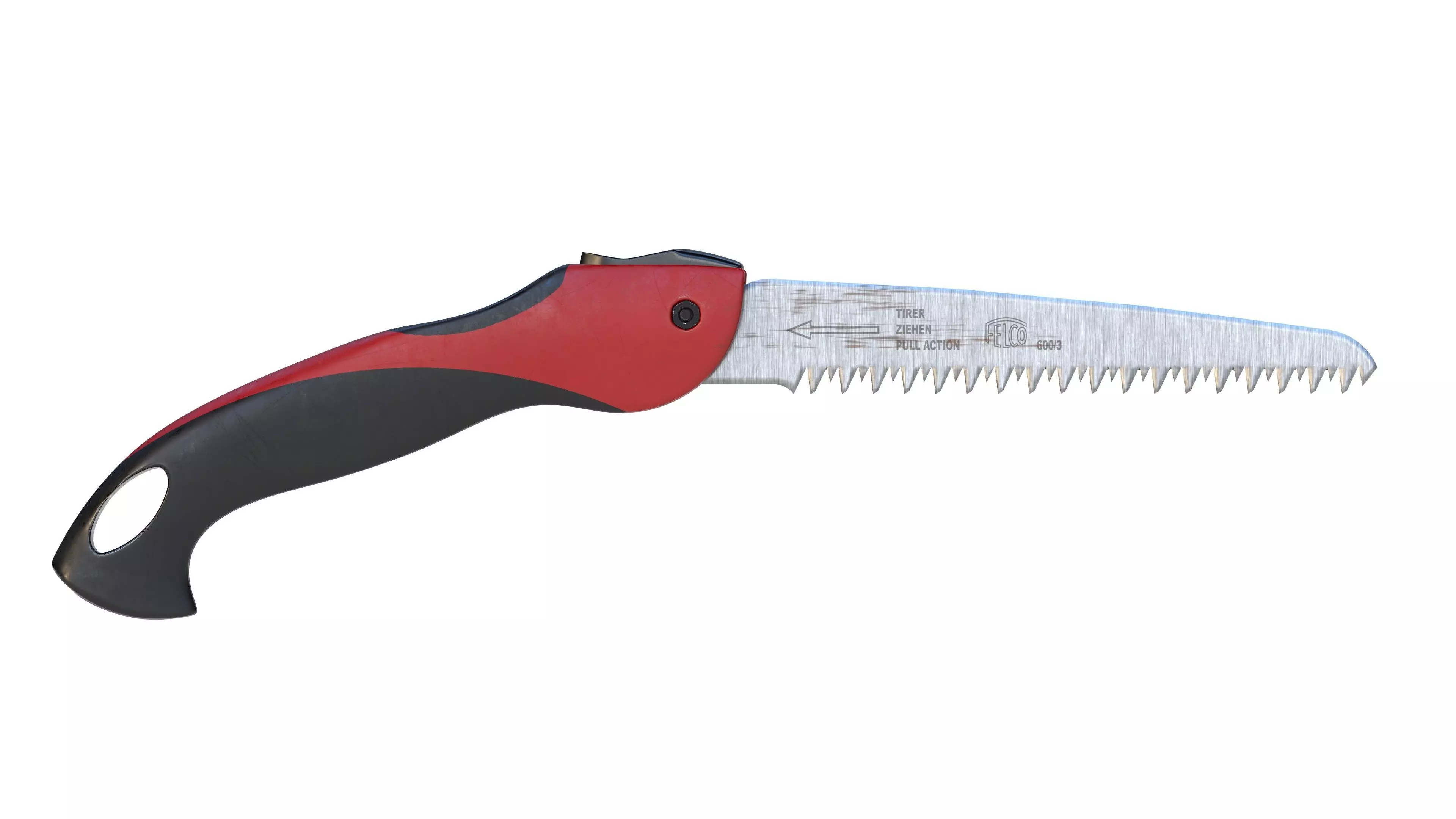 FELCO 600 pull-stroke pruning saw Low-poly 3D model