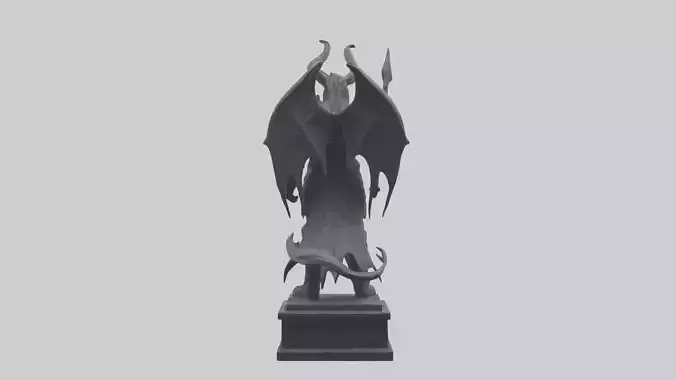 Nergal statue model 2