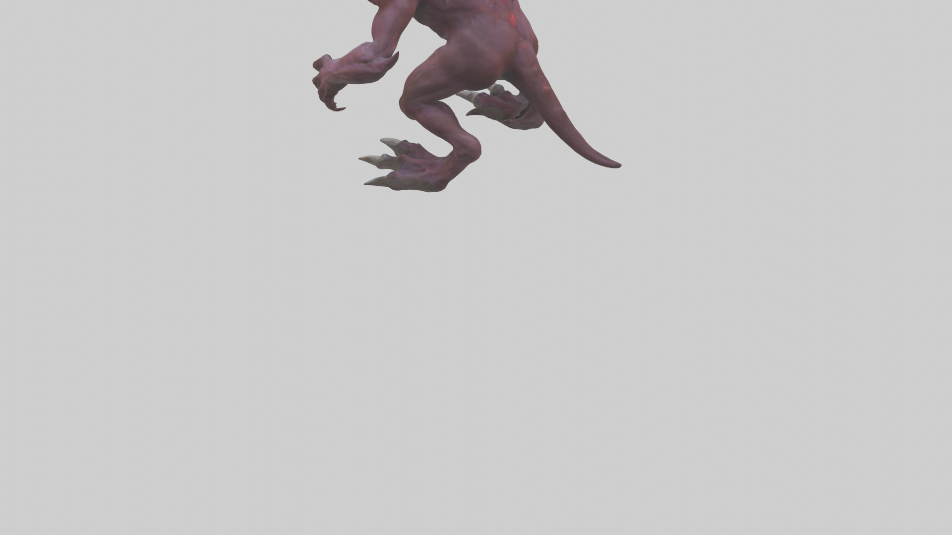 Nether Beast model Low-poly 3D model_3