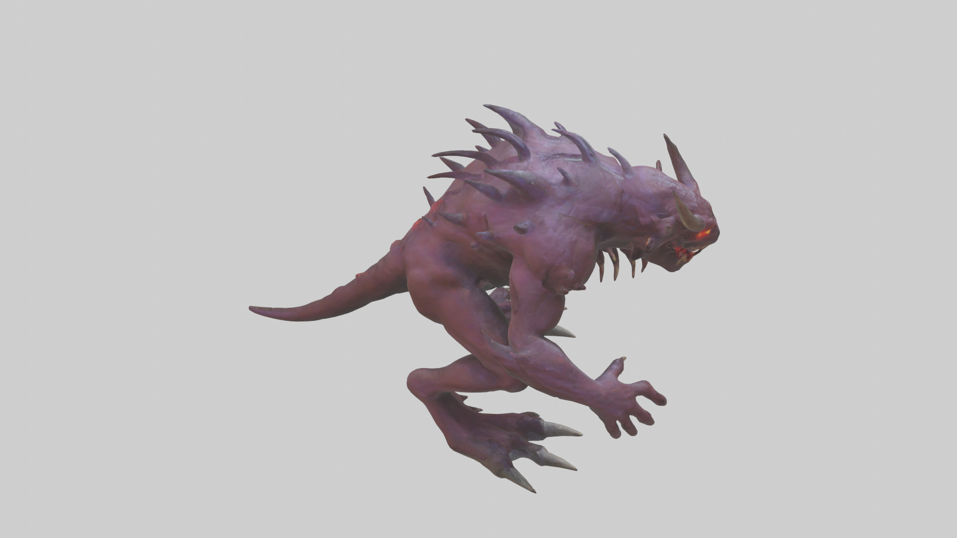 Nether Beast model Low-poly 3D model_18