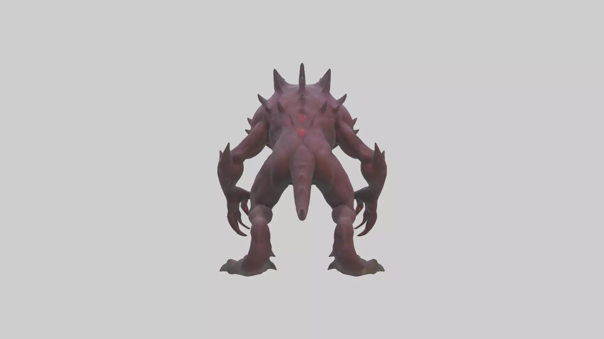 Nether Beast model Low-poly 3D model_0