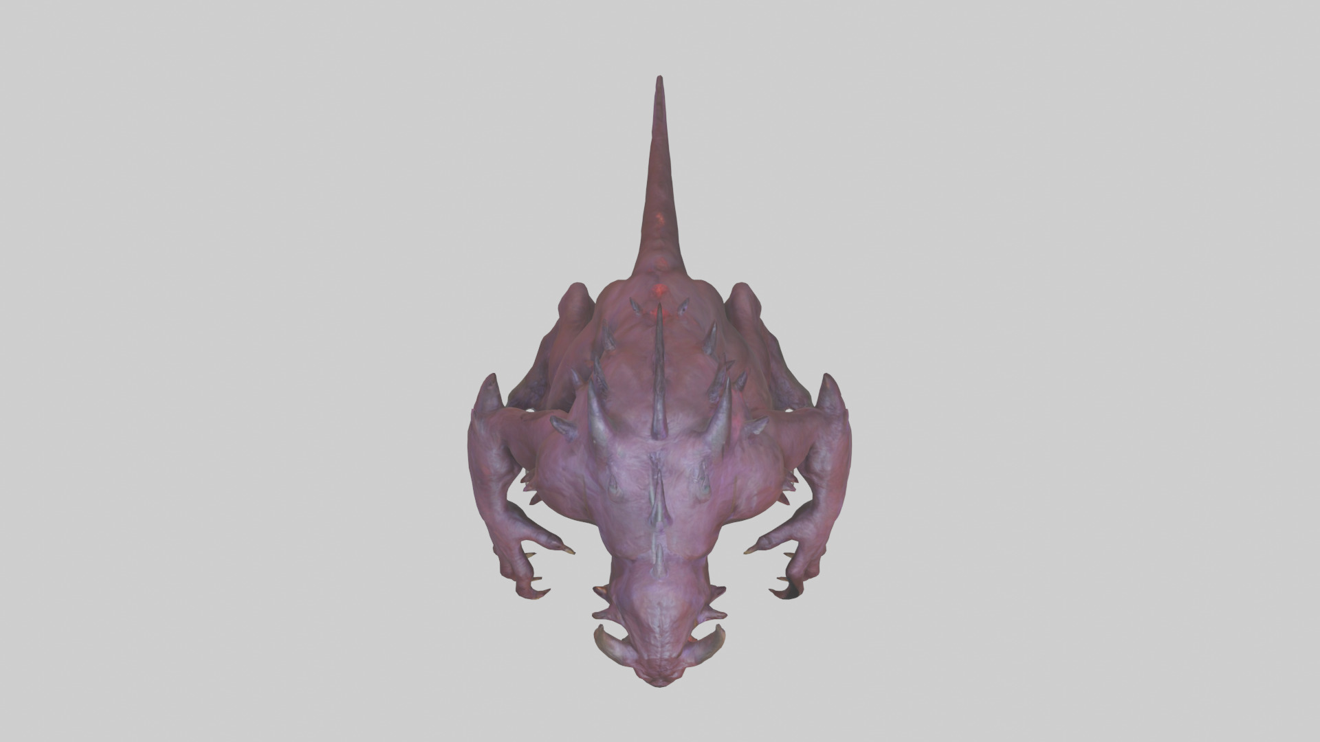 Nether Beast model Low-poly 3D model_14