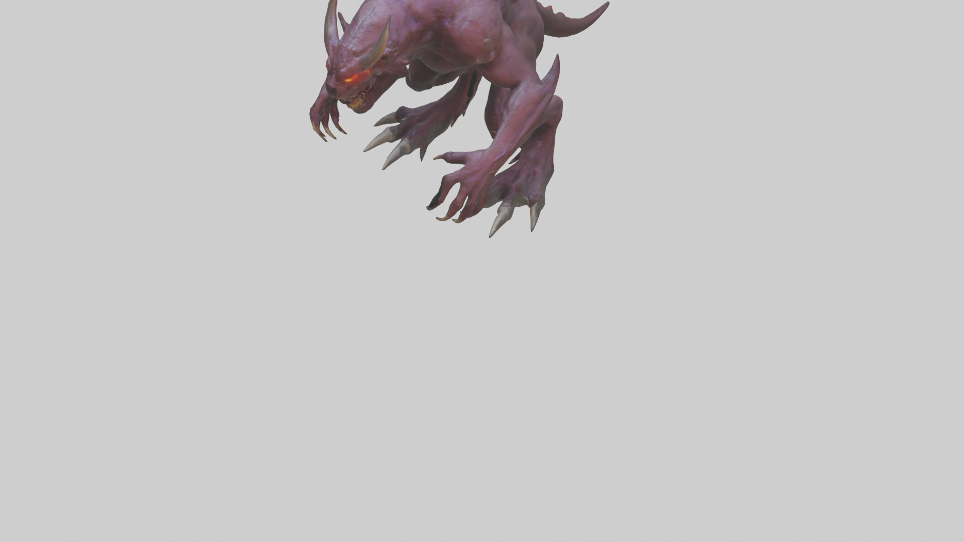 Nether Beast model Low-poly 3D model_5