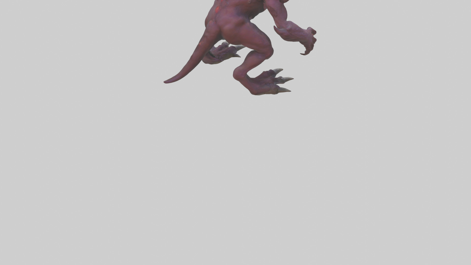 Nether Beast model Low-poly 3D model_4