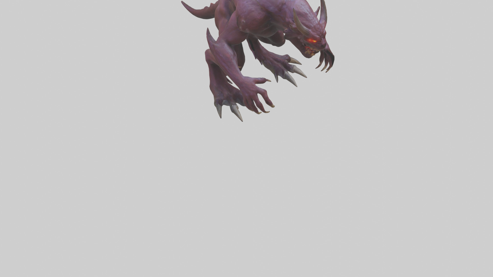 Nether Beast model Low-poly 3D model_6