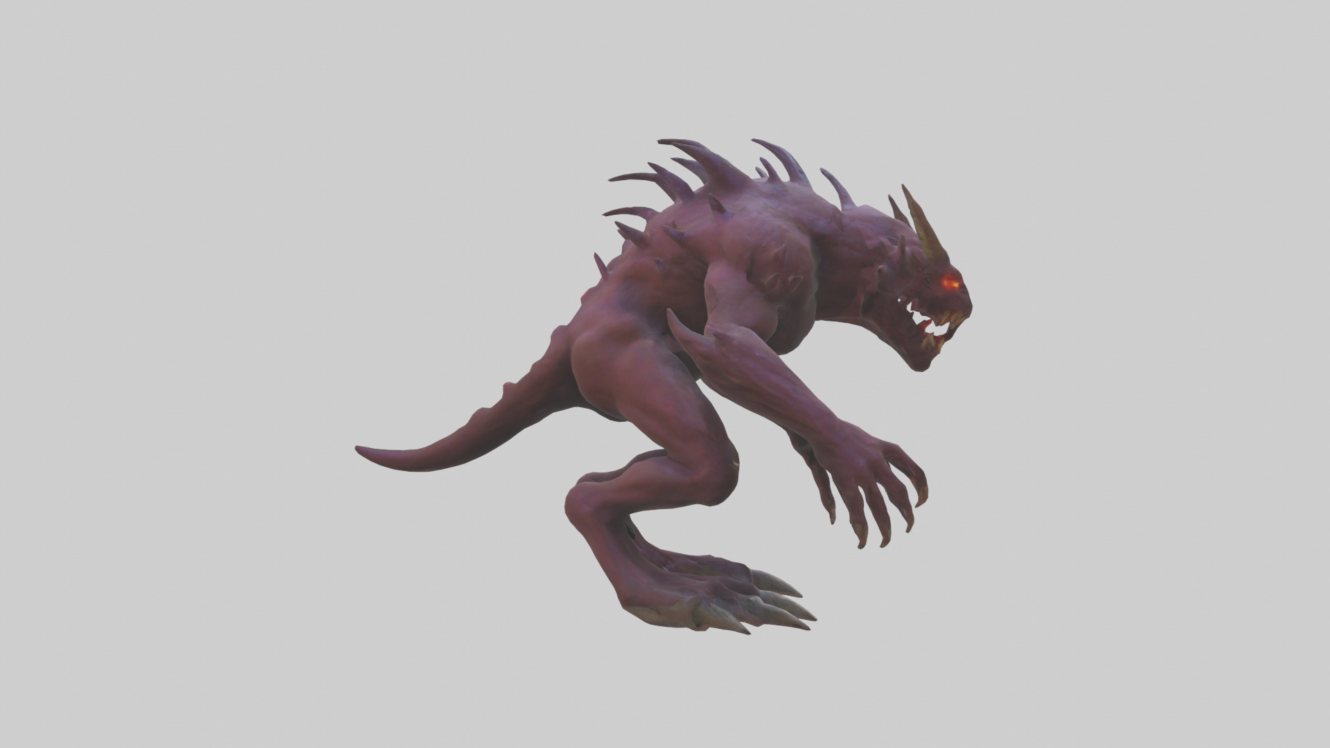 Nether Beast model Low-poly 3D model_13