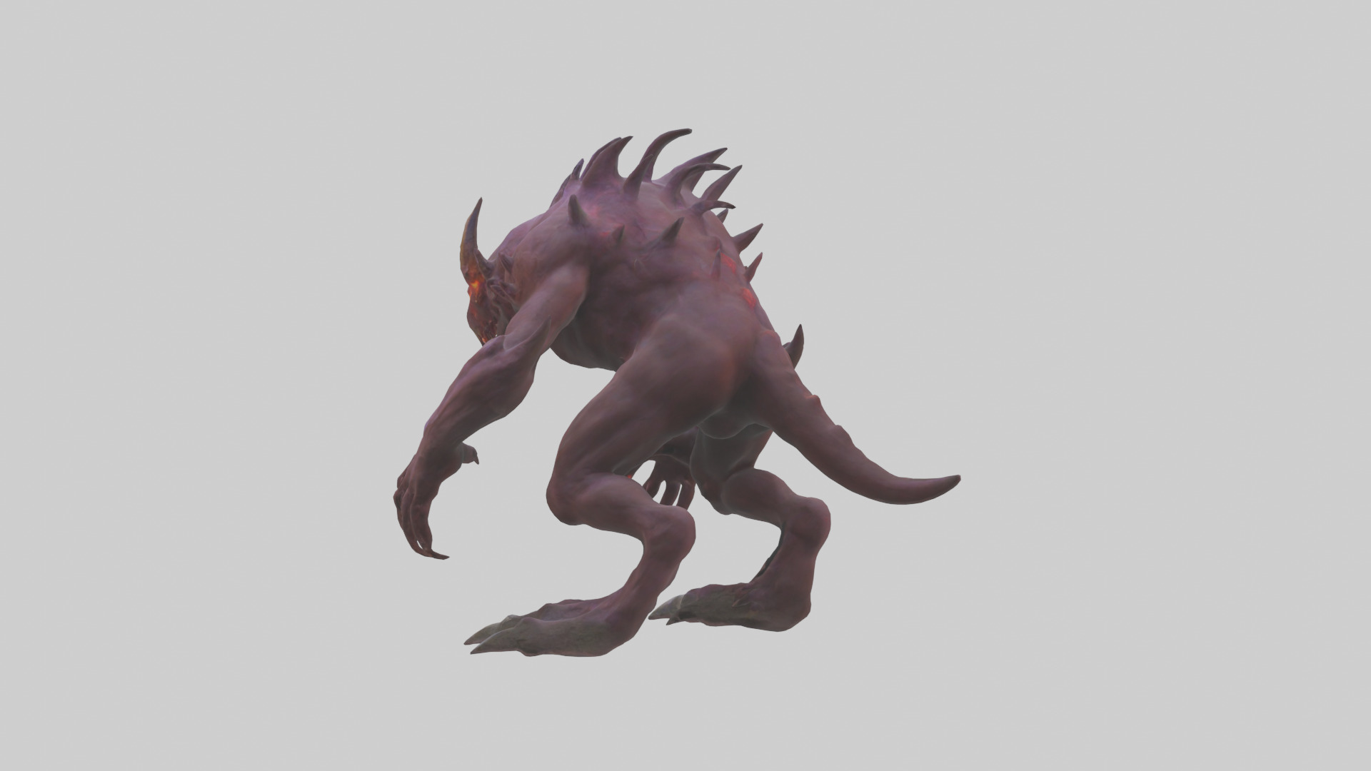 Nether Beast model Low-poly 3D model_1