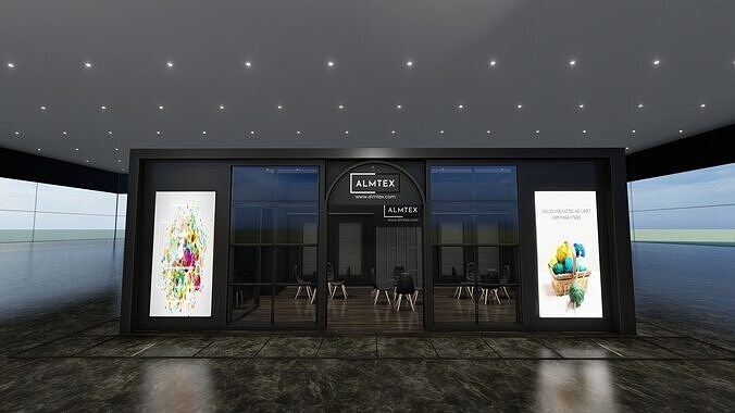 15x5 Exhibition Stand  3D model