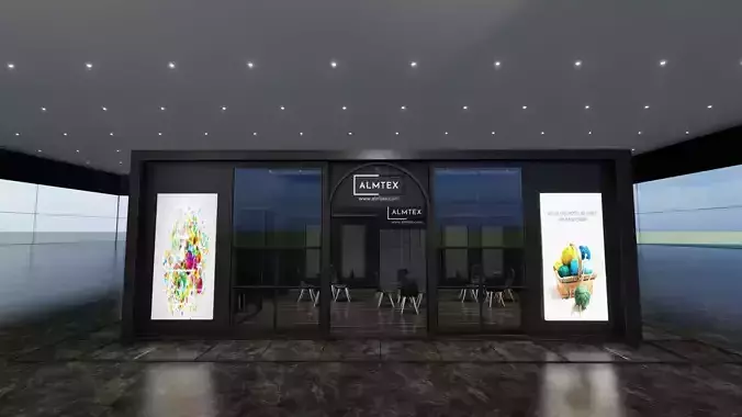 15x5 Exhibition Stand  3D model