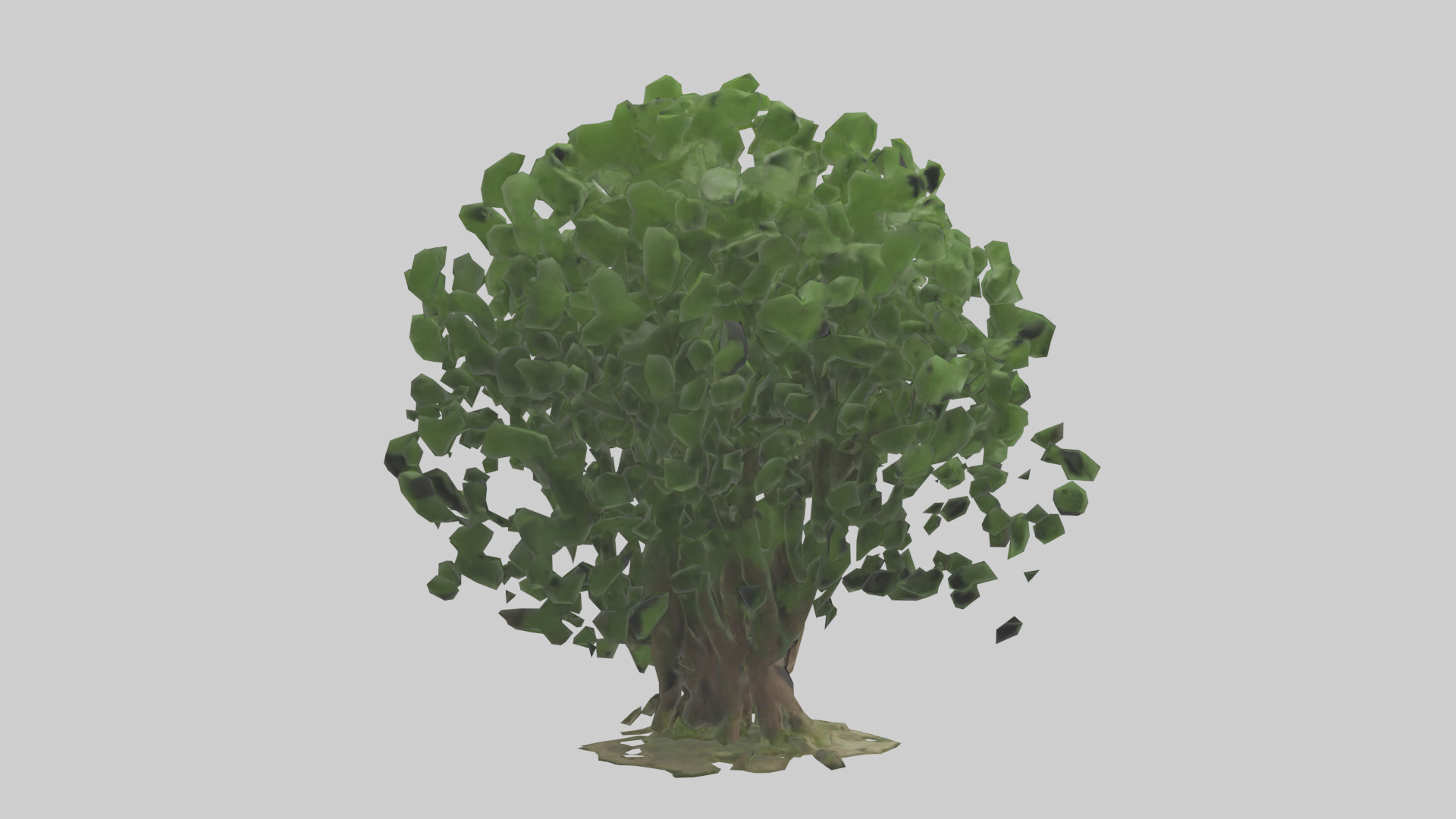 Nettle tree model Low-poly 3D model_2