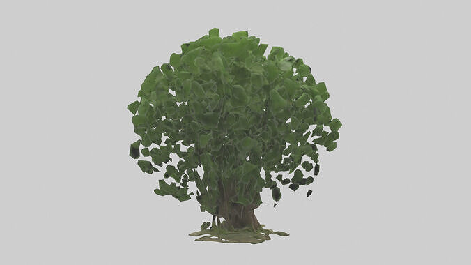 Nettle tree model Low-poly 3D model