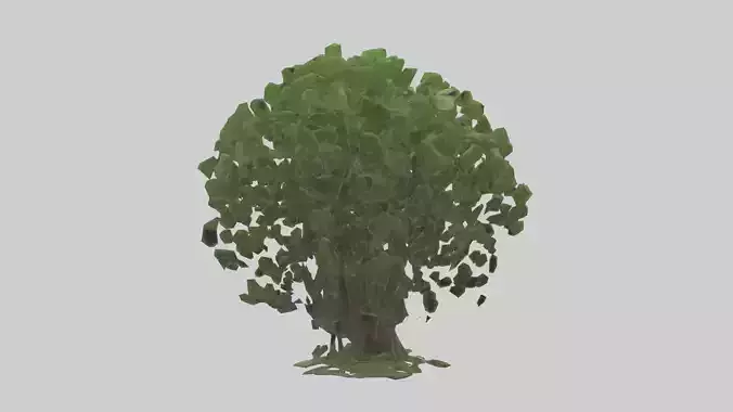 Nettle tree model Low-poly 3D model