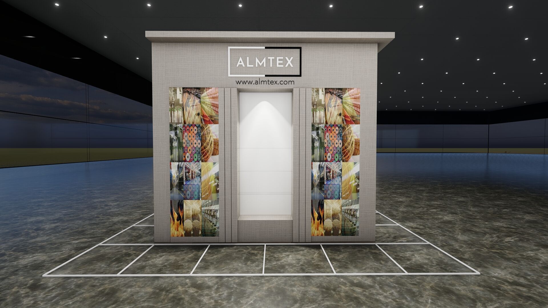 6x5 Exhibition Booth 3D model_3