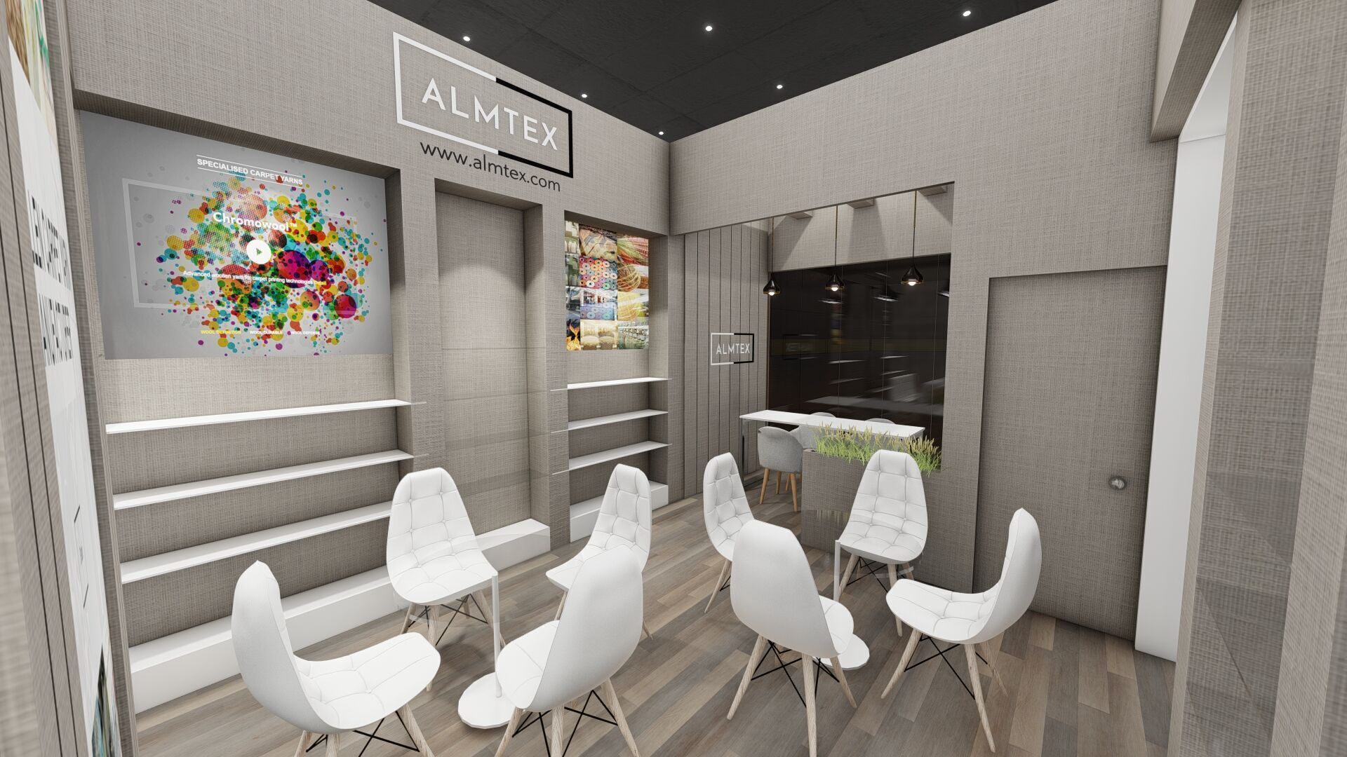 6x5 Exhibition Booth 3D model_6