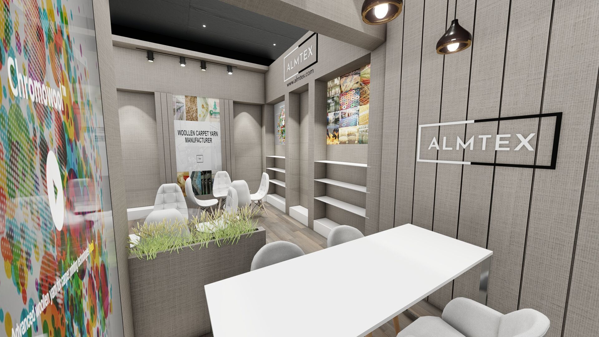 6x5 Exhibition Booth 3D model_9