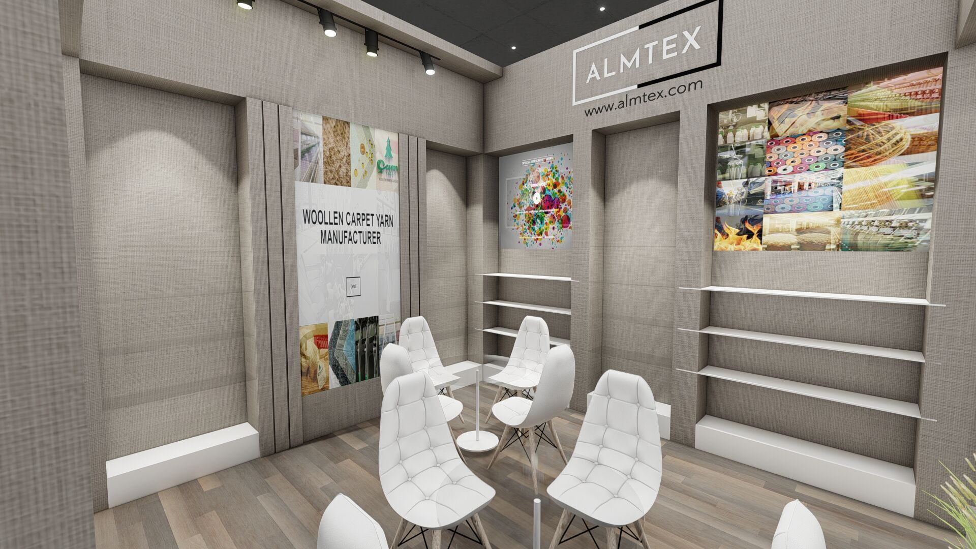 6x5 Exhibition Booth 3D model_5