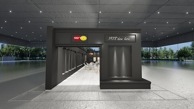 20x6 Exhibition Stand  3D model