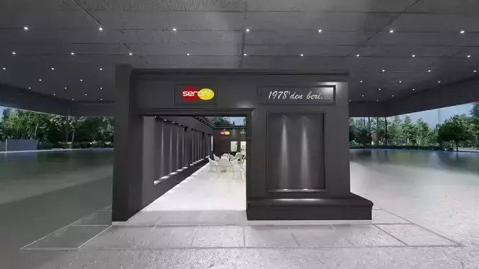 20x6 Exhibition Stand  3D model