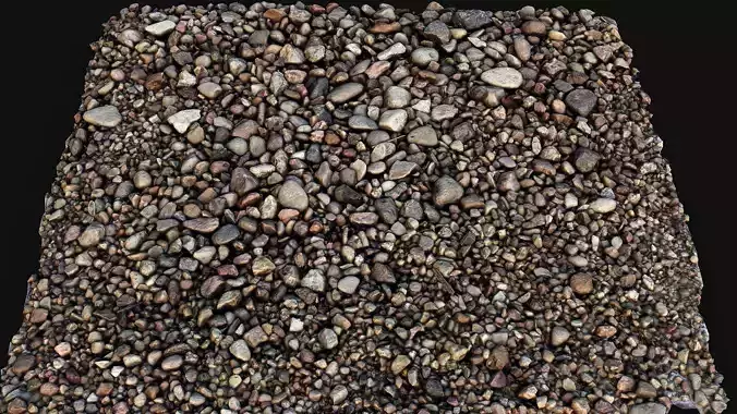 stones gravel border part2 photogrammetry