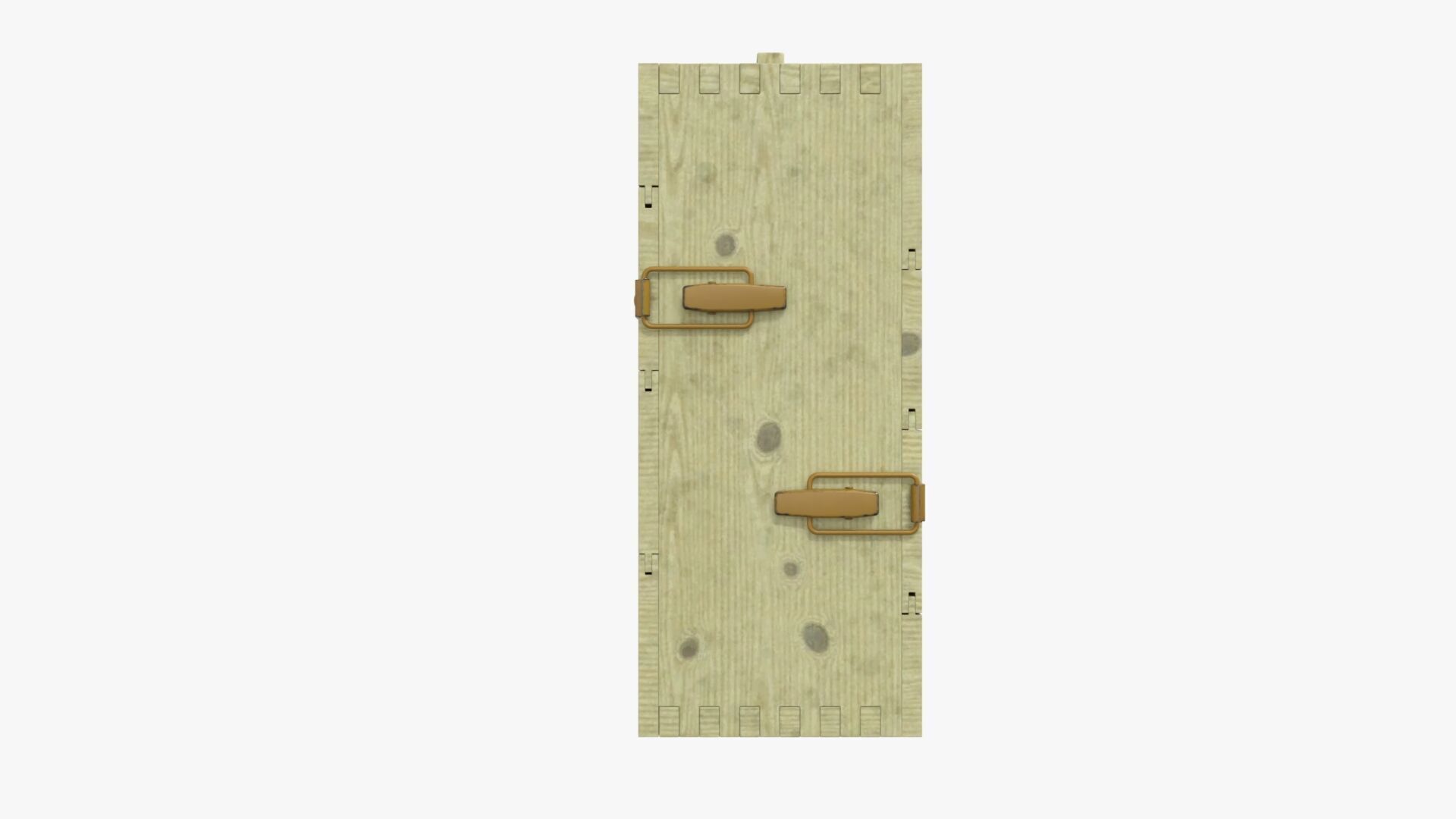 Grenade Case WW2 Low-poly 3D model_4