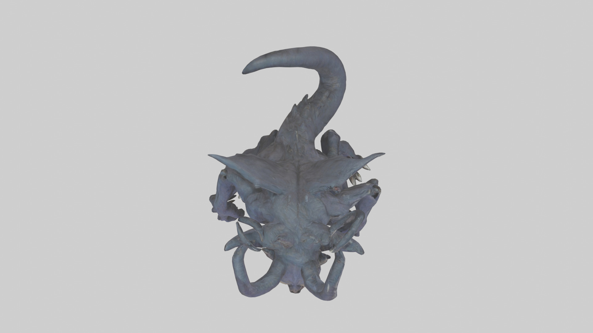 Nightmare beast model Low-poly 3D model_14