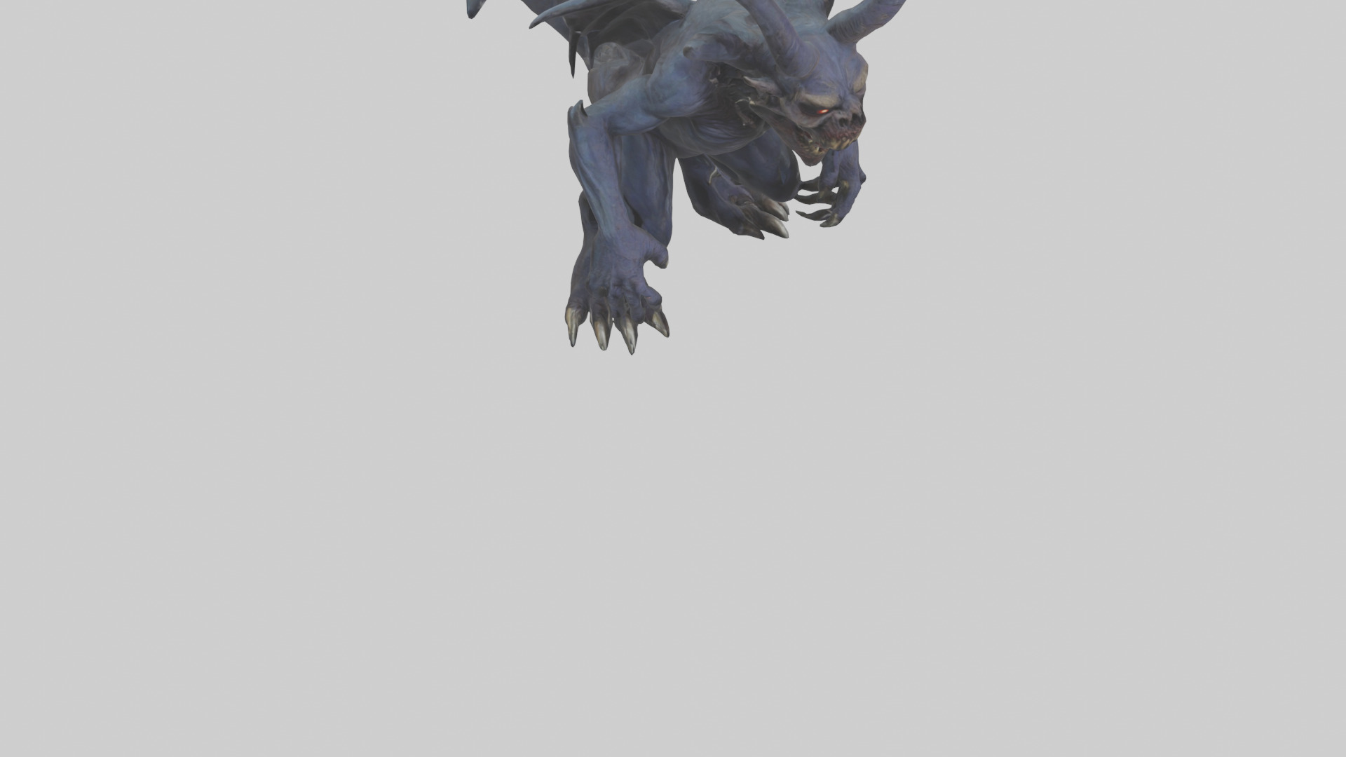 Nightmare beast model Low-poly 3D model_6