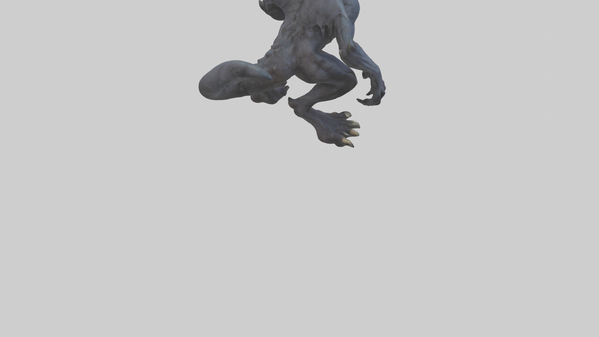 Nightmare beast model Low-poly 3D model_4
