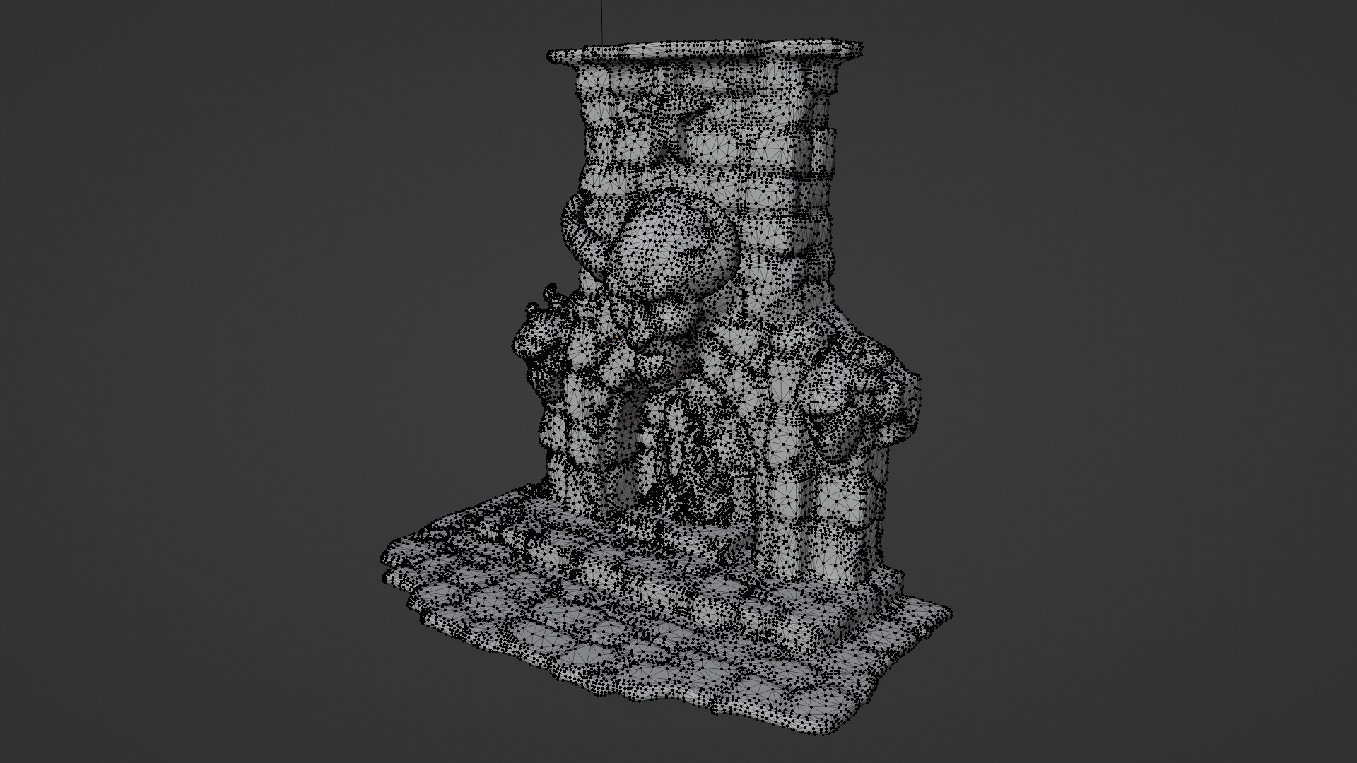 Evil  heater 06 Low-poly 3D model_5