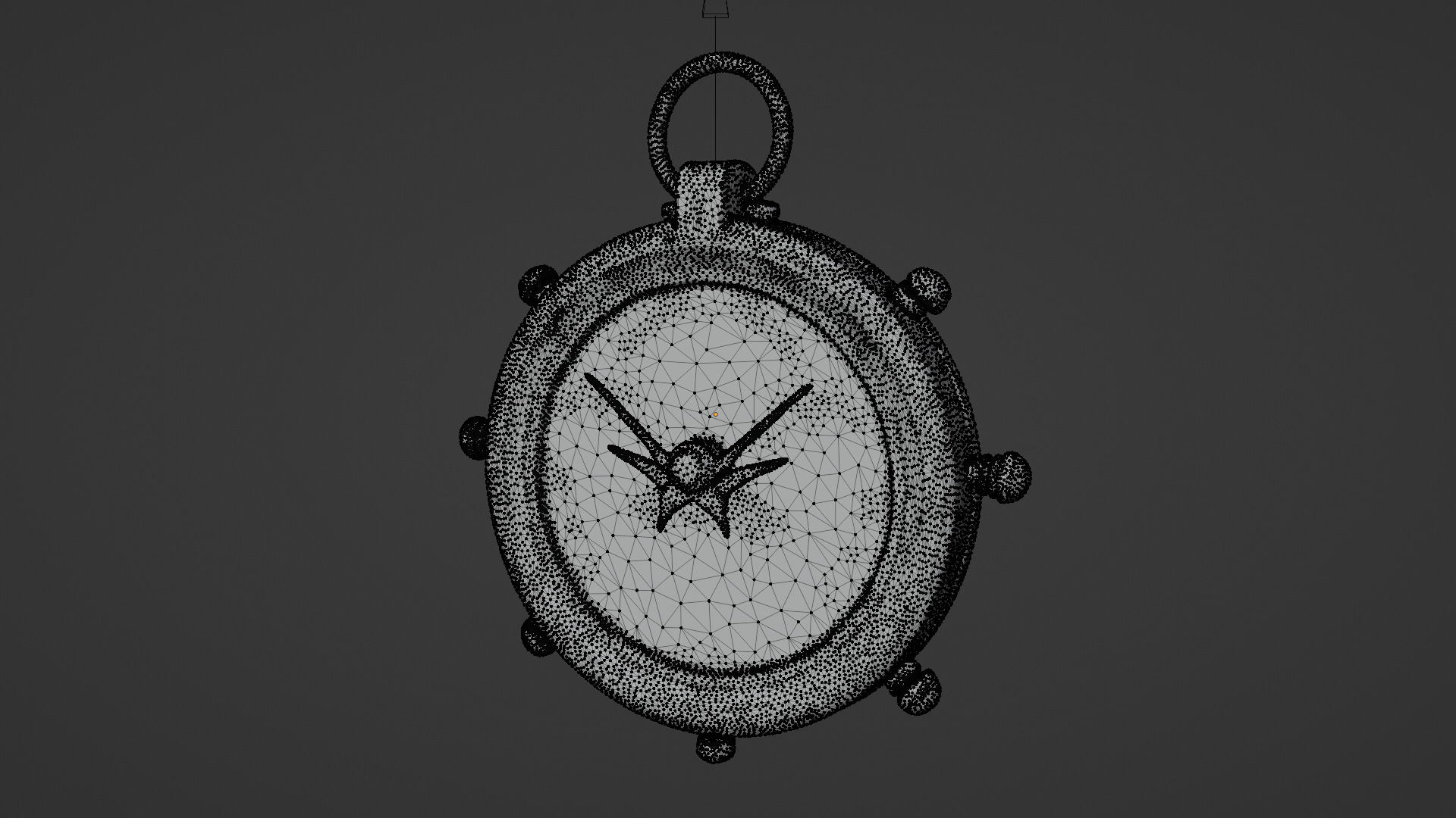 old Compass Low-poly 3D model_5
