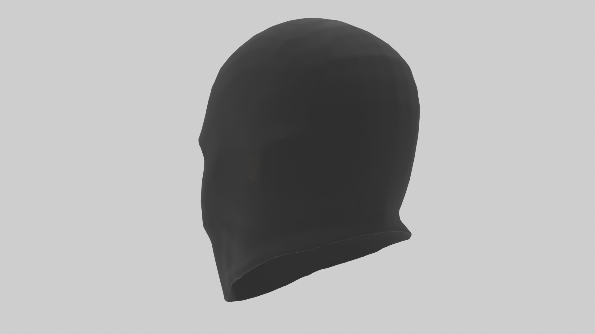 Ninja Mask model Low-poly 3D model_1