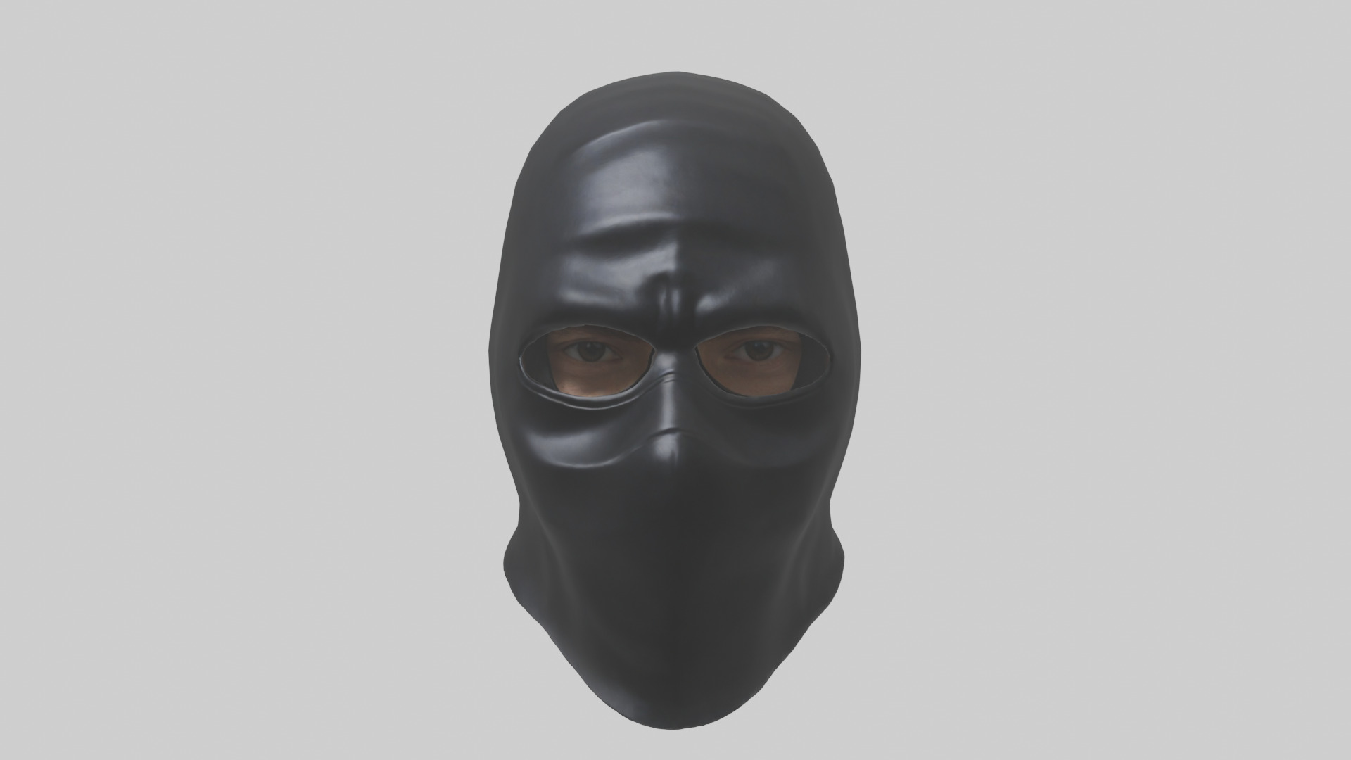 Ninja Mask model Low-poly 3D model_9