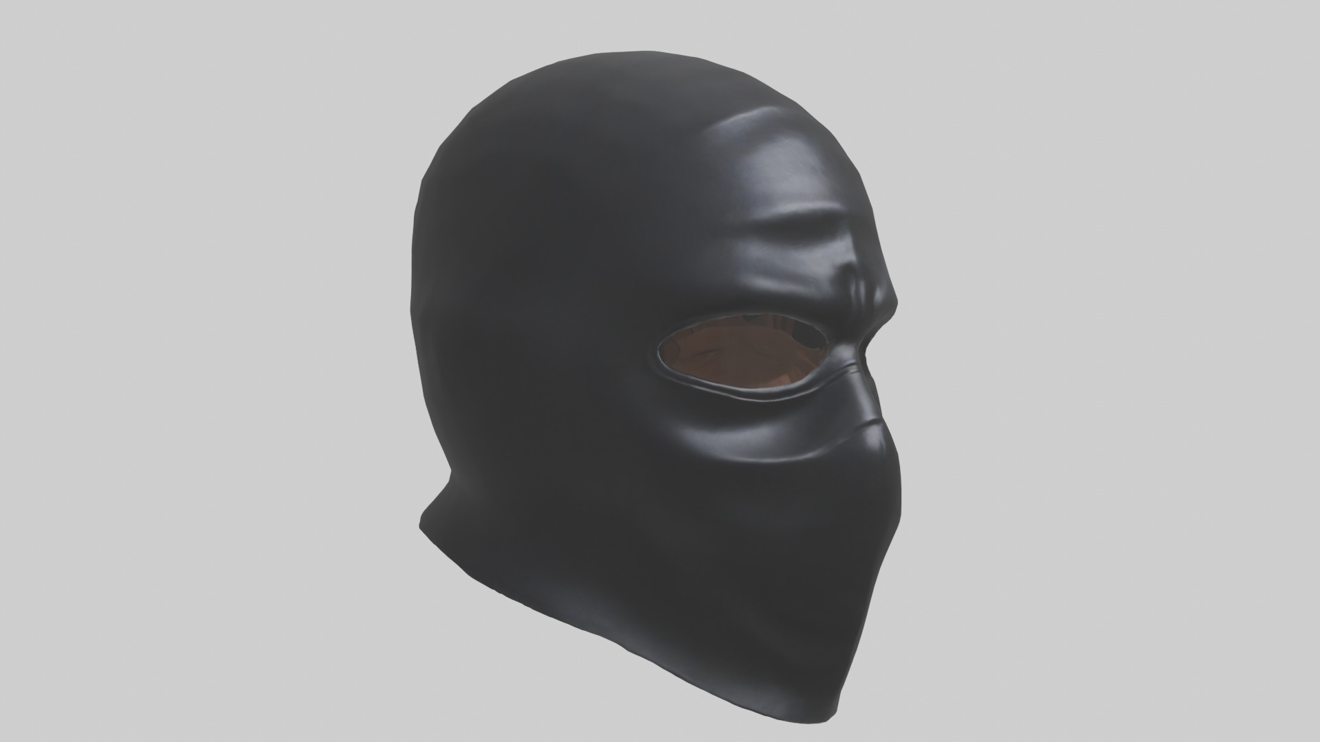 Ninja Mask model Low-poly 3D model_7