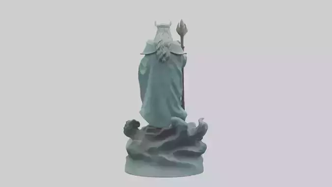 Njord statue model