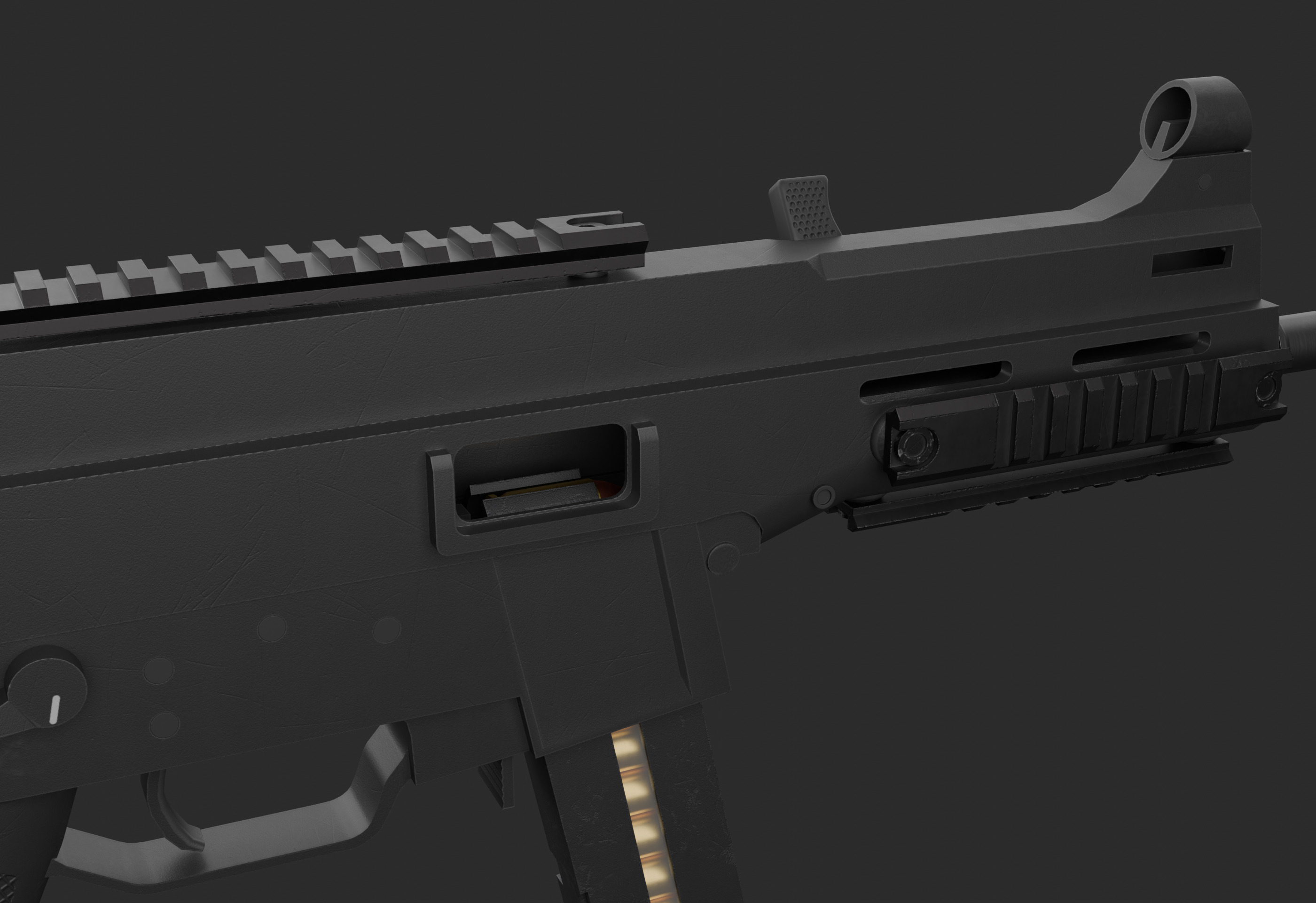 HK UMP - Game Ready Low-poly 3D model_3