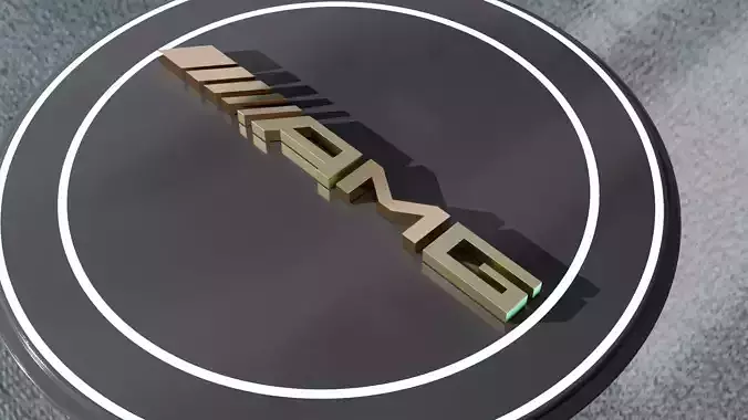 3D AMG Logo Emblem High-Quality Automotive Badge