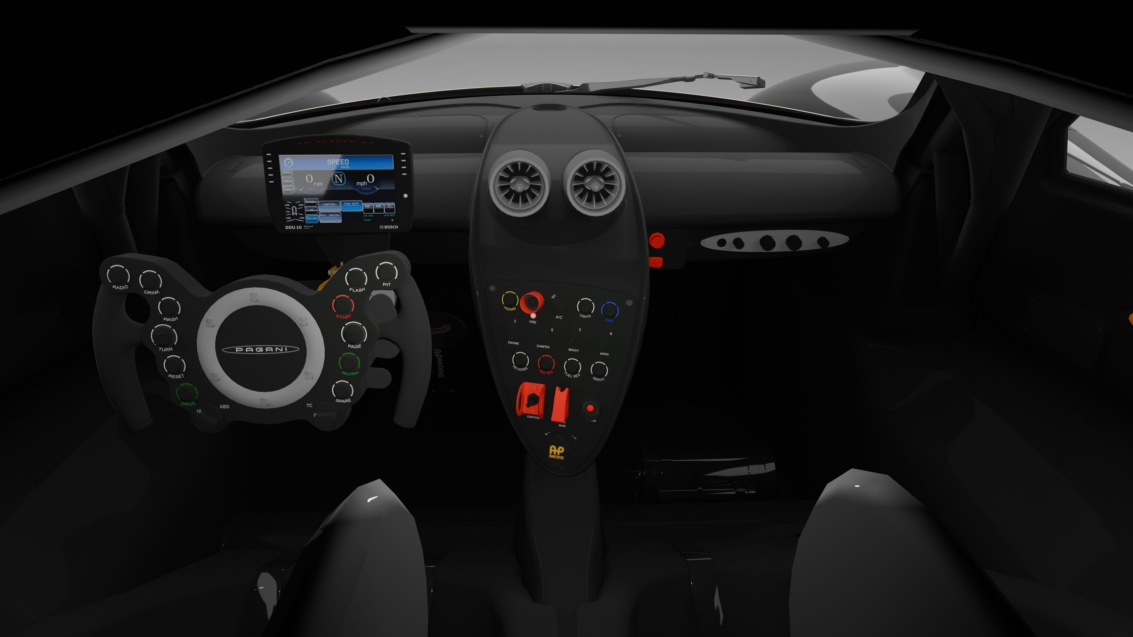 Pagani Huayra R 3D model_10