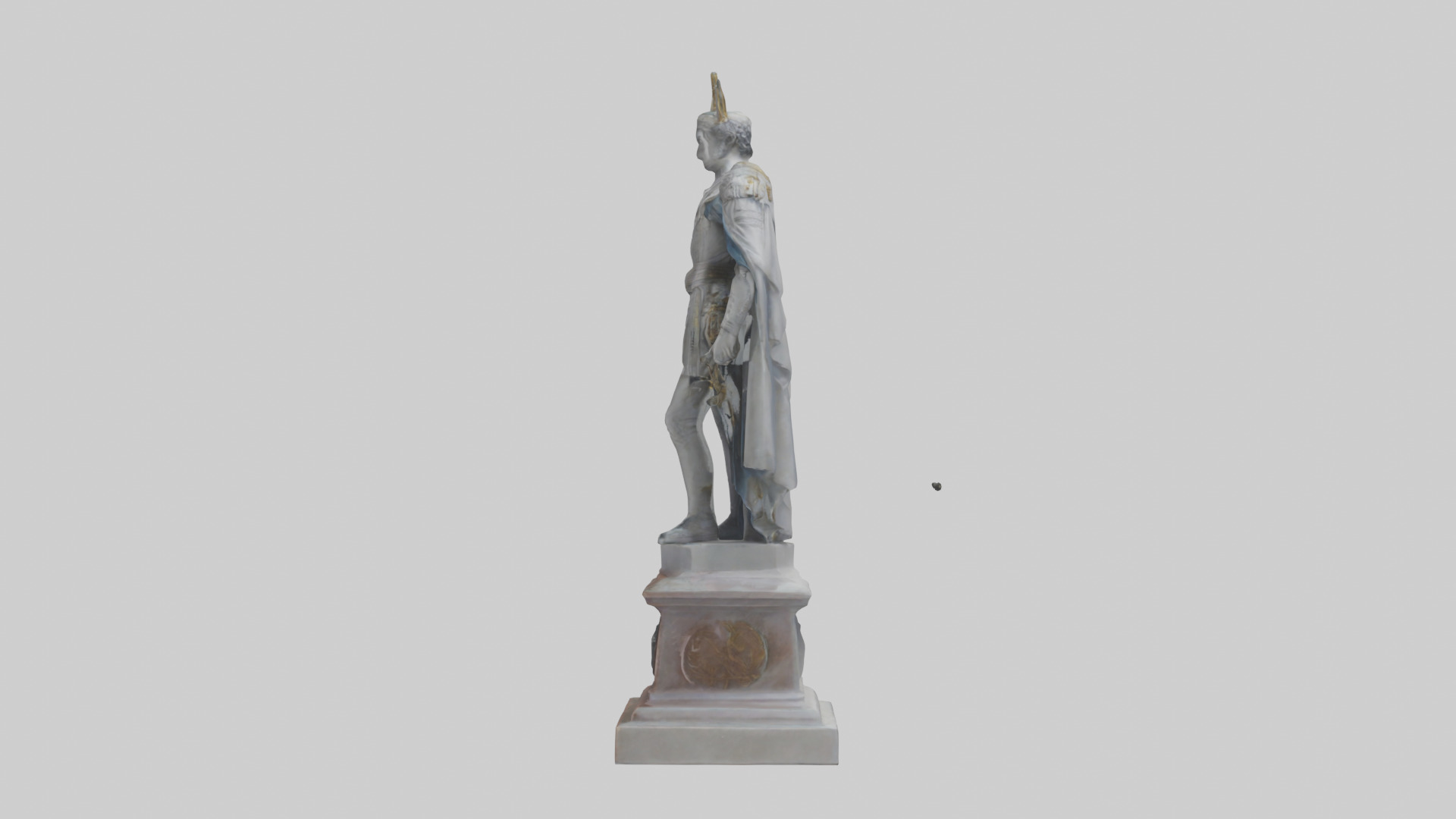oble Statue model Low-poly 3D model_12
