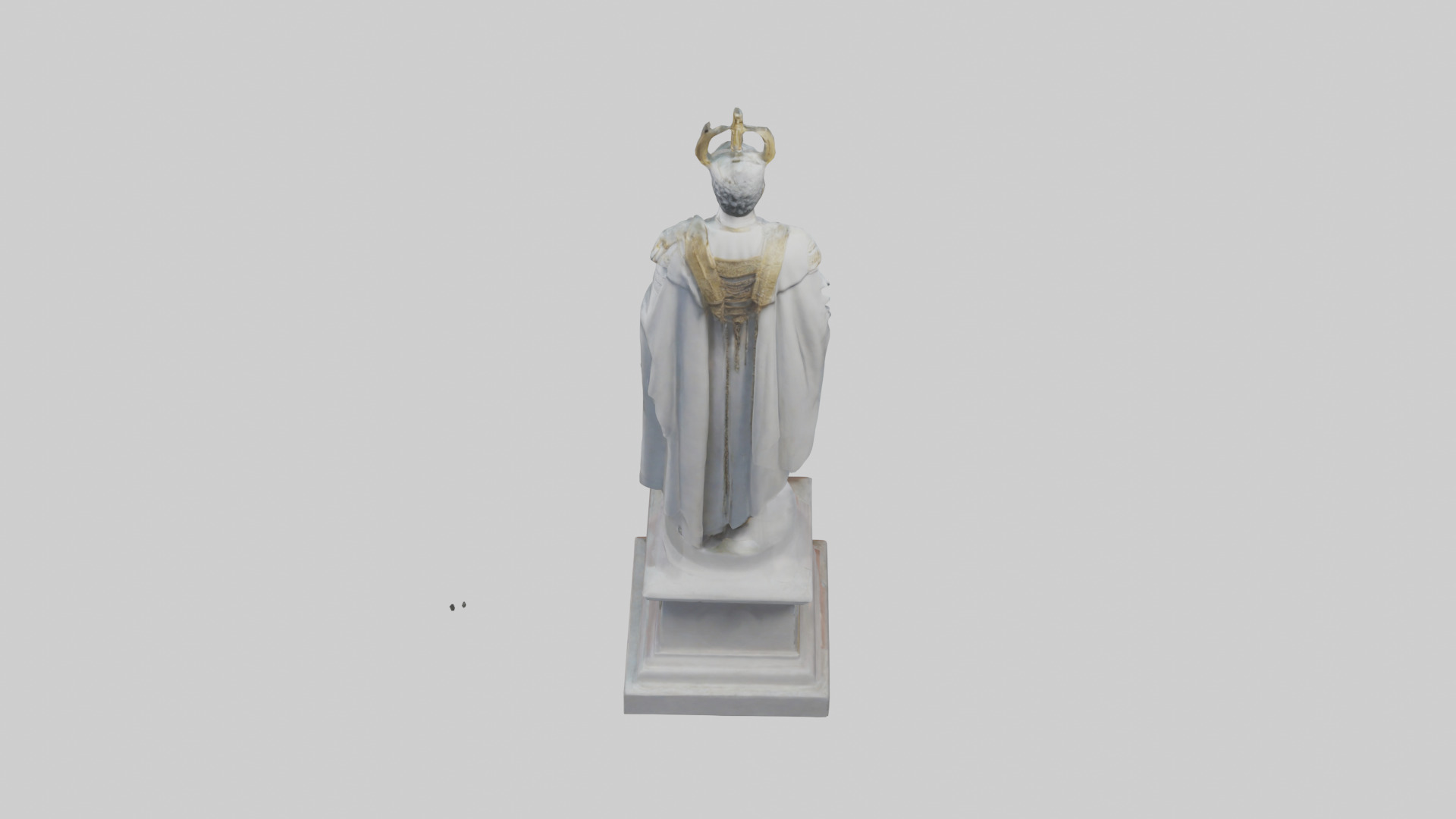oble Statue model Low-poly 3D model_15