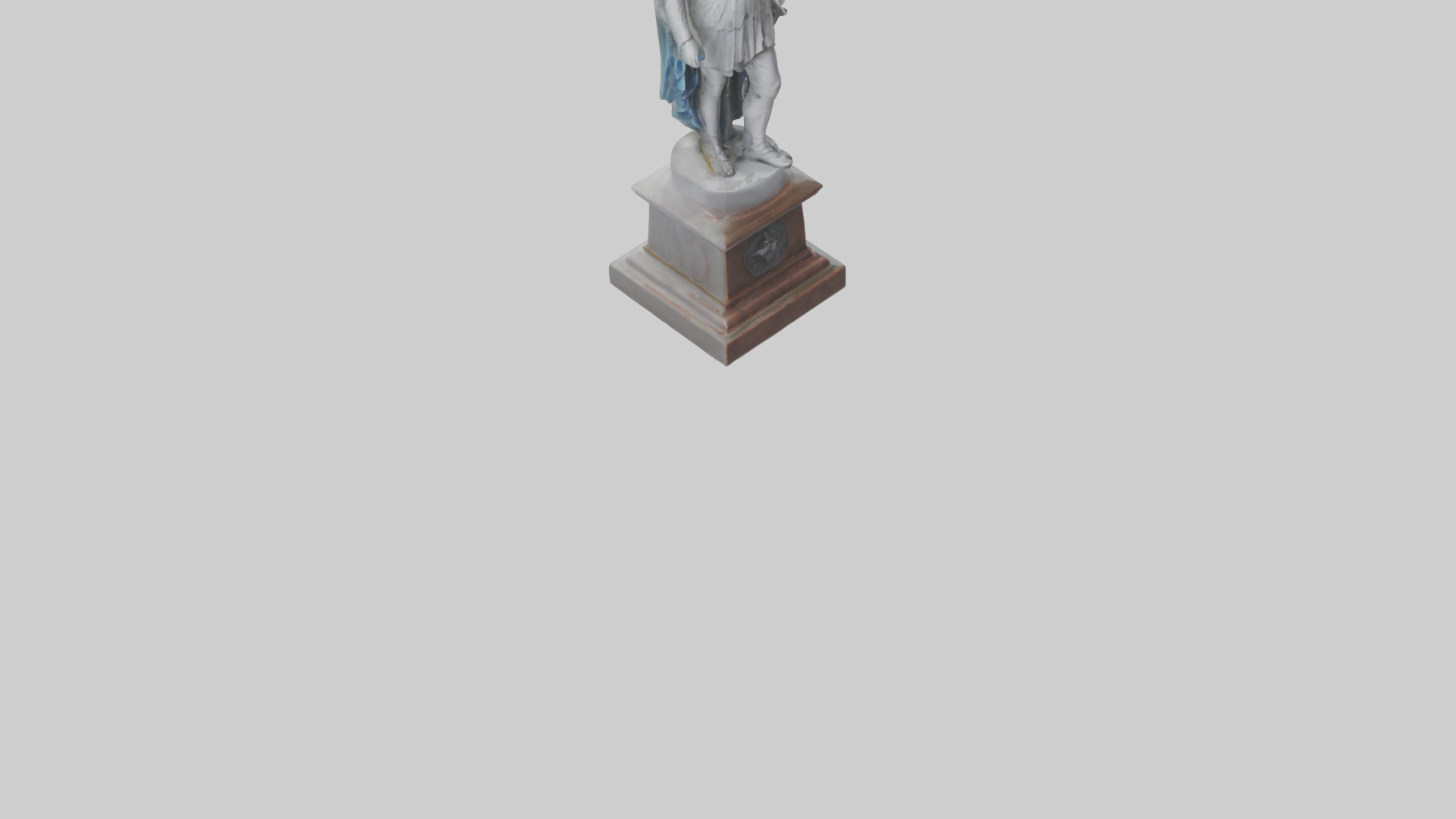 oble Statue model Low-poly 3D model_6