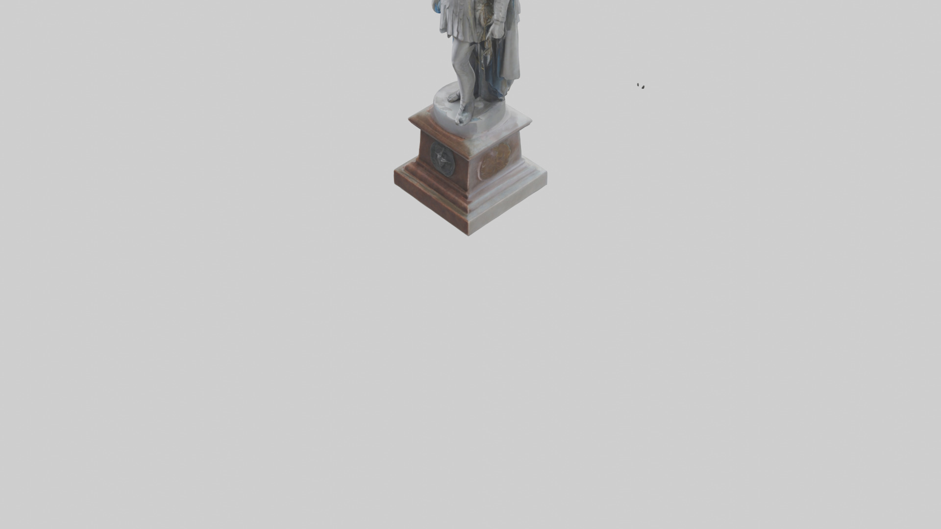 oble Statue model Low-poly 3D model_5
