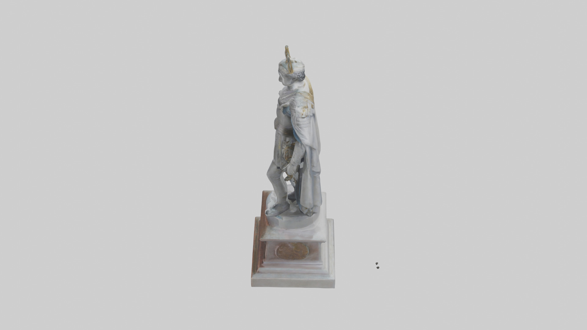 oble Statue model Low-poly 3D model_17