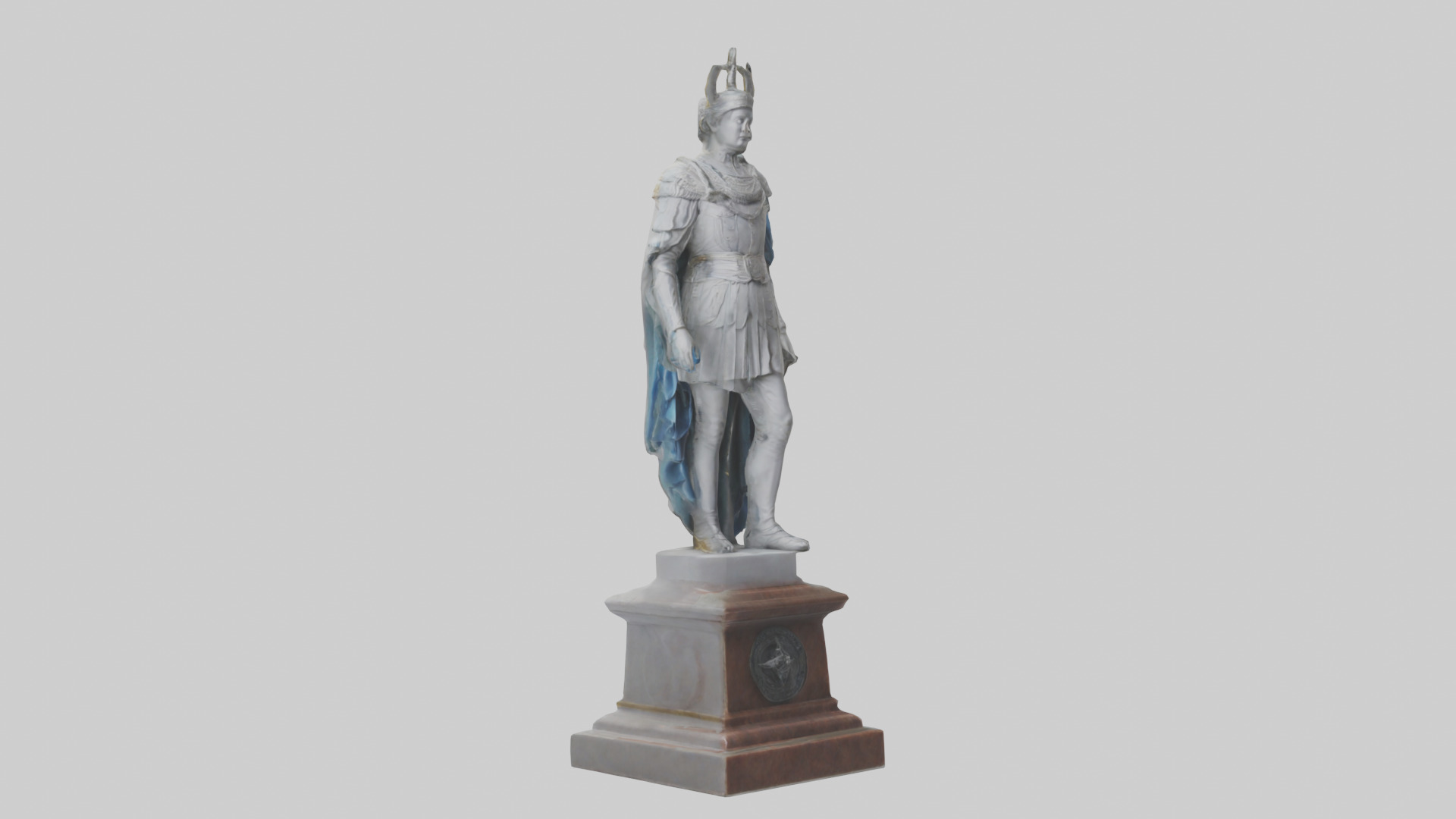 oble Statue model Low-poly 3D model_7