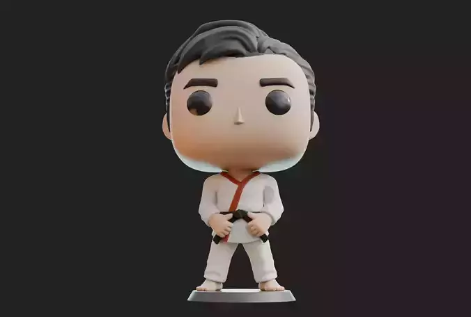 Martial Artist Male-Man-Boy Funko Pop Fan Art