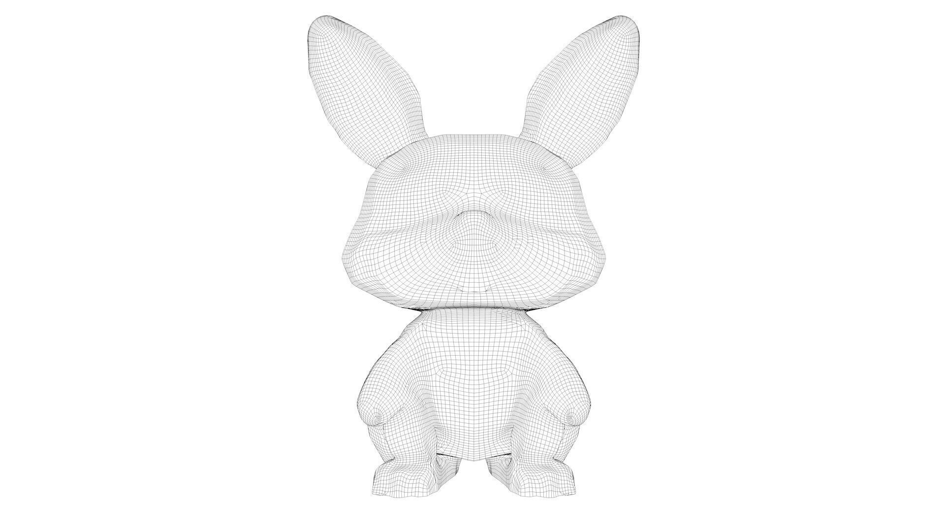 Kawaii Club Cute Rabbit 3D model_10