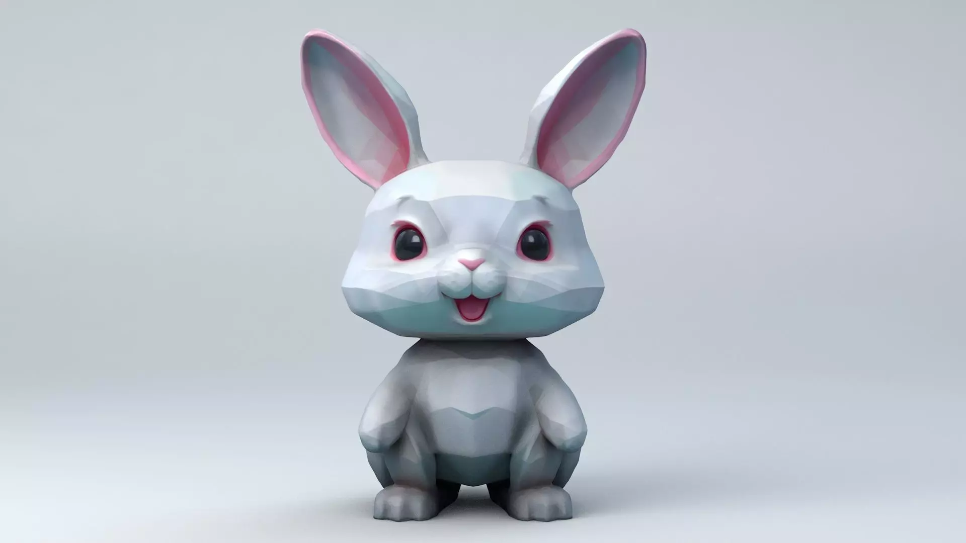 Kawaii Club Cute Rabbit 3D model_0