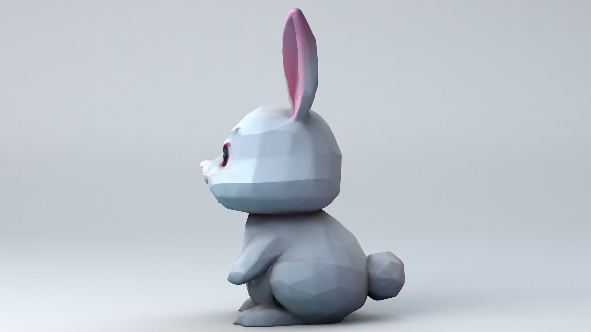 Kawaii Club Cute Rabbit 3D model_1