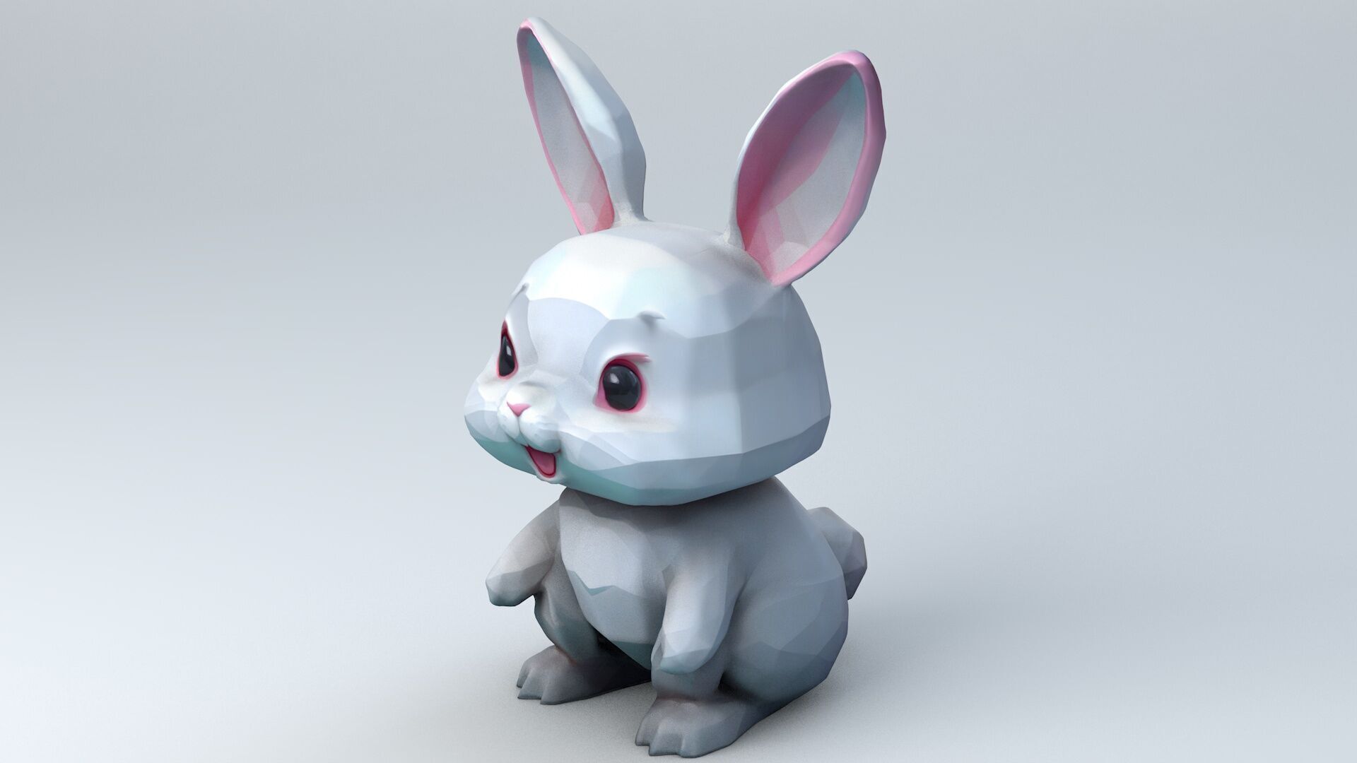 Kawaii Club Cute Rabbit 3D model_3