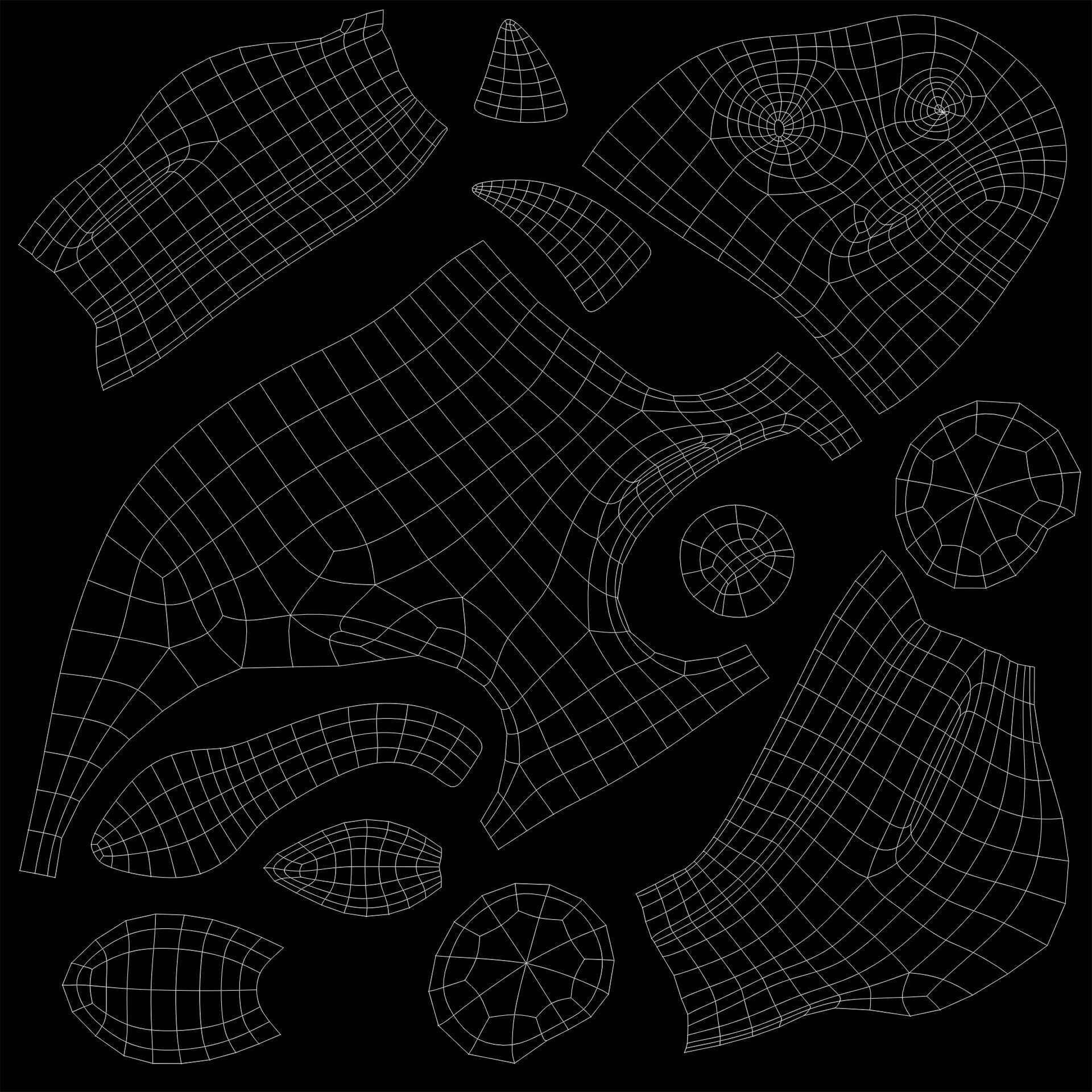 Rhino Cartoon 3D model_10