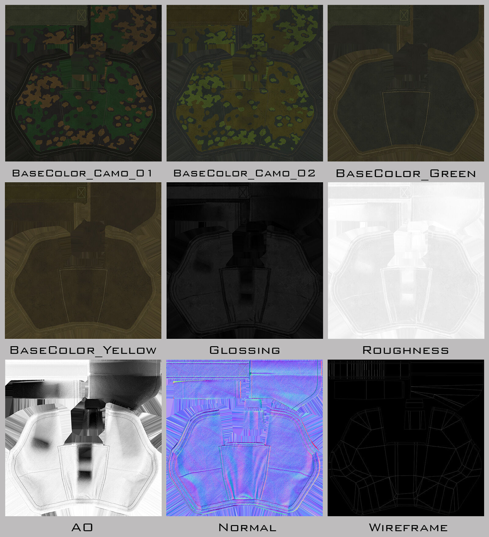 Modern Russian Soldier Low-poly 3D model_49