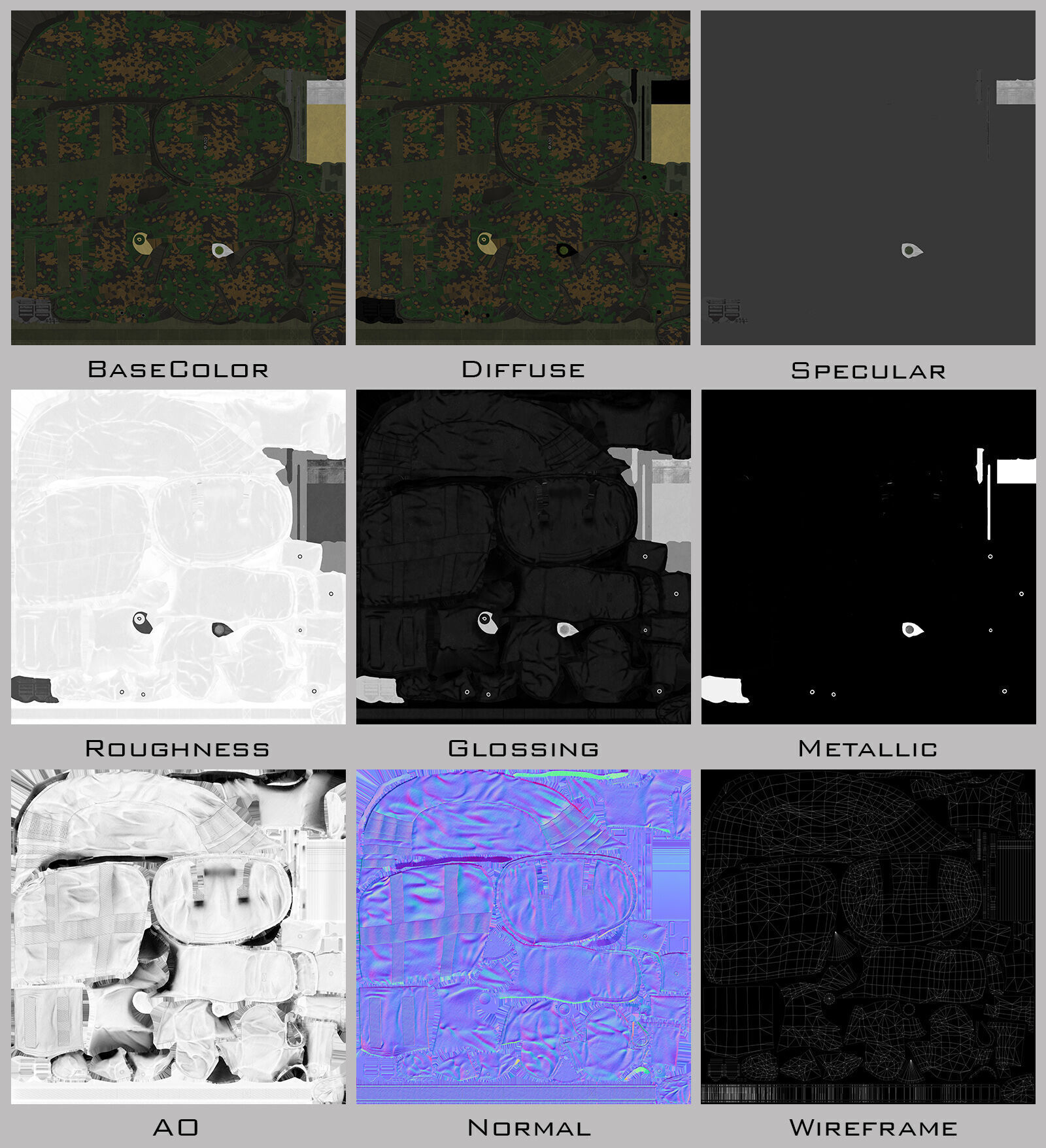 Modern Russian Soldier Low-poly 3D model_41